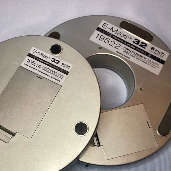 Set 2 Centerpiece light bases  E-maxi 32 (19524) (19522) 6” & 8” - Picture 5 of 6